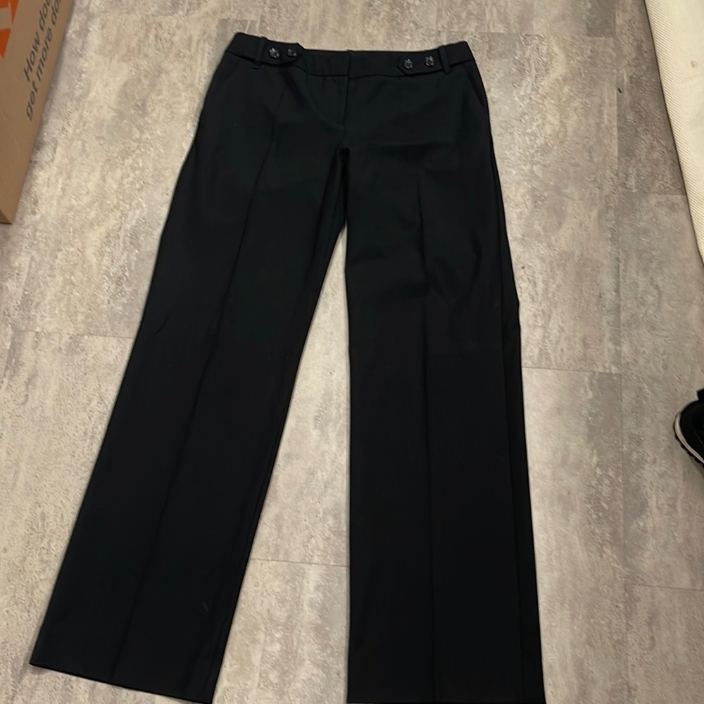 Black wide leg pants